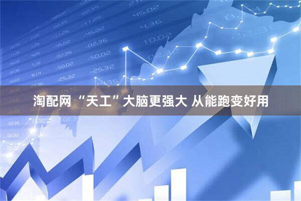 淘配网 “天工”大脑更强大 从能跑变好用