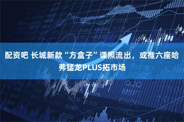 配资吧 长城新款“方盒子”谍照流出，或推六座哈弗猛龙PLUS拓市场